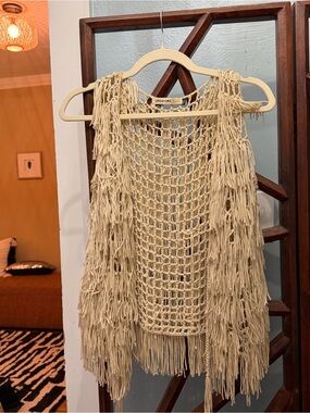 Y2K Origami Knit Fringe